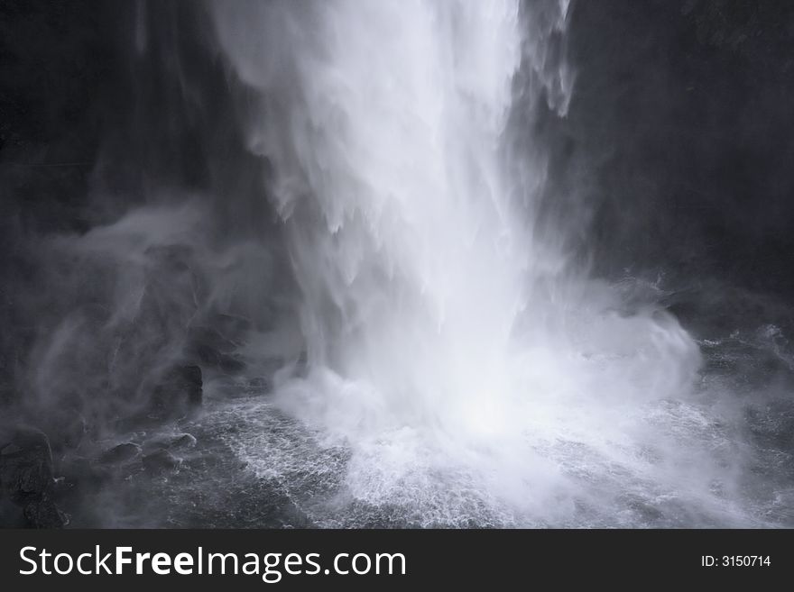 Beautiful waterfall as seen in the Pacific Northwest. Beautiful waterfall as seen in the Pacific Northwest
