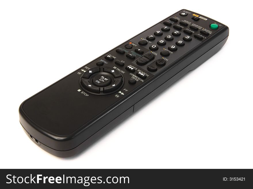 Remote control isolated on a white background