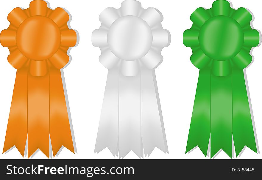 Three colored ribbons 

Note: The .eps file contains gradient meshes only editable in Adobe Illustrator. Three colored ribbons 

Note: The .eps file contains gradient meshes only editable in Adobe Illustrator.