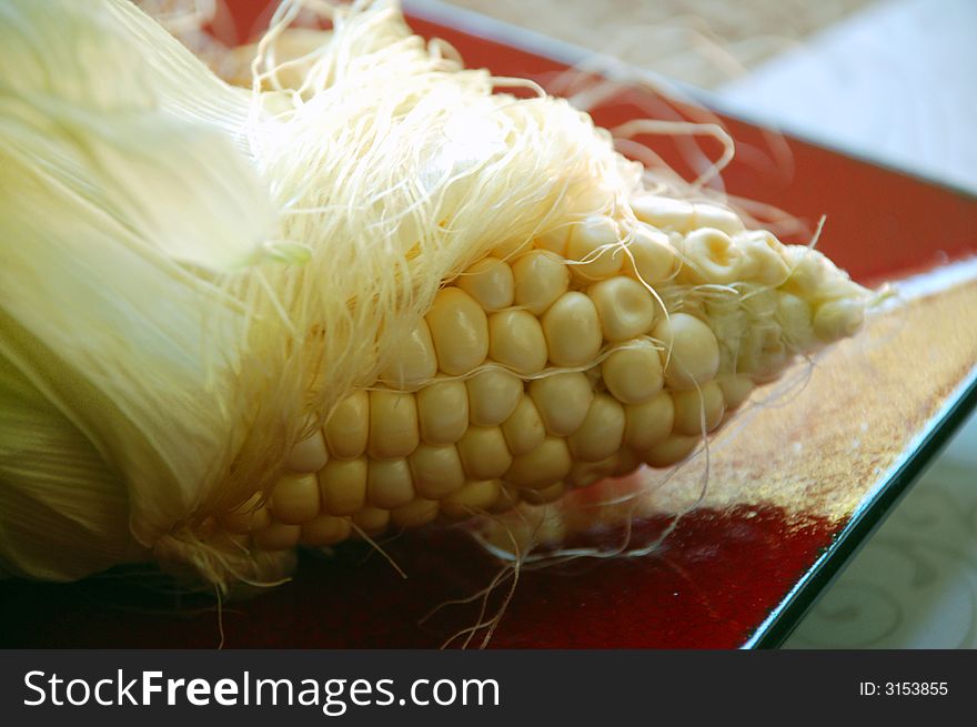 Farm-fresh corn on the cob