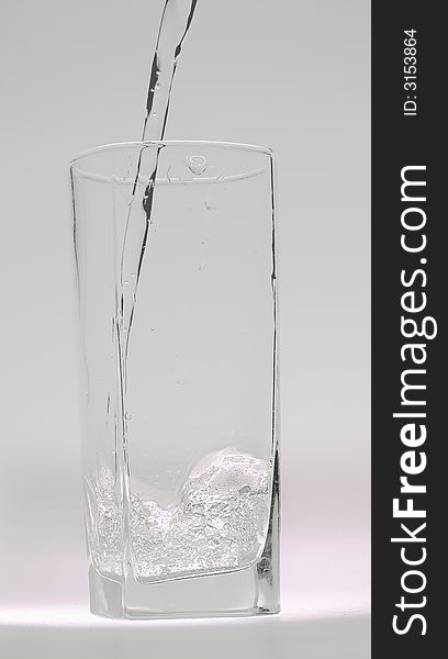 Water in a glass