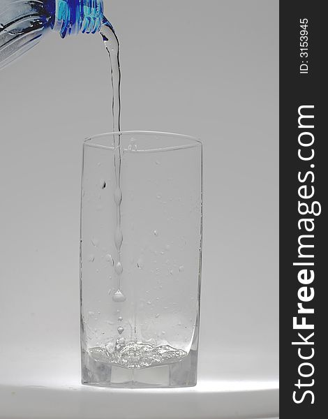 Water in a glass