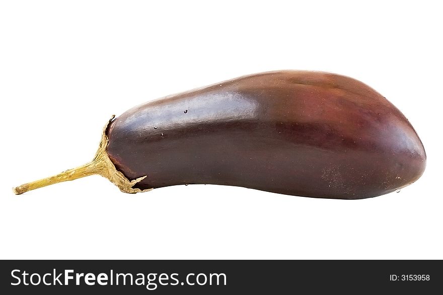 Eggplant Isolated On White
