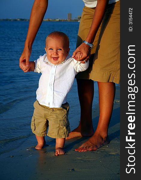 Boy at beach