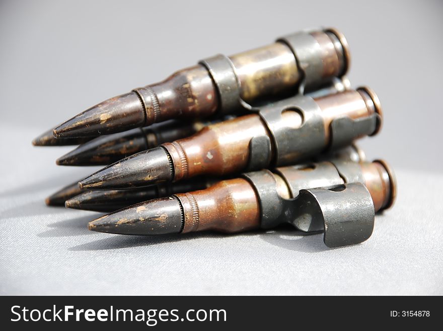 7.62 mm Machine gun ammunition of the type currently being used by the U. S. Army in Iraq war