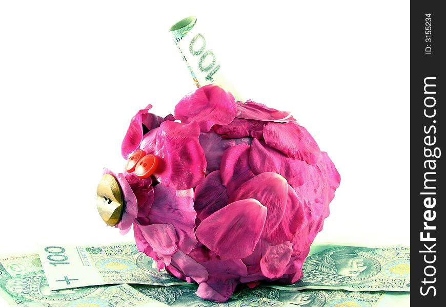Pink Pig Of Money-box