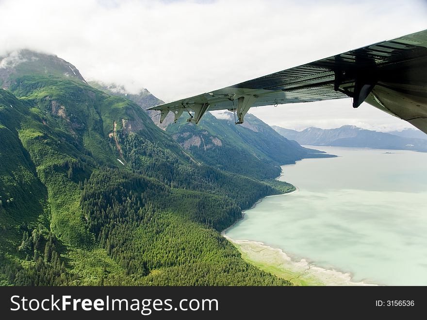 Mountains and snow near Skagway Alaska. Mountains and snow near Skagway Alaska