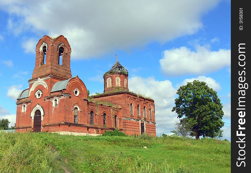 Ancient Russian church, as a monument of history. Ancient Russian church, as a monument of history