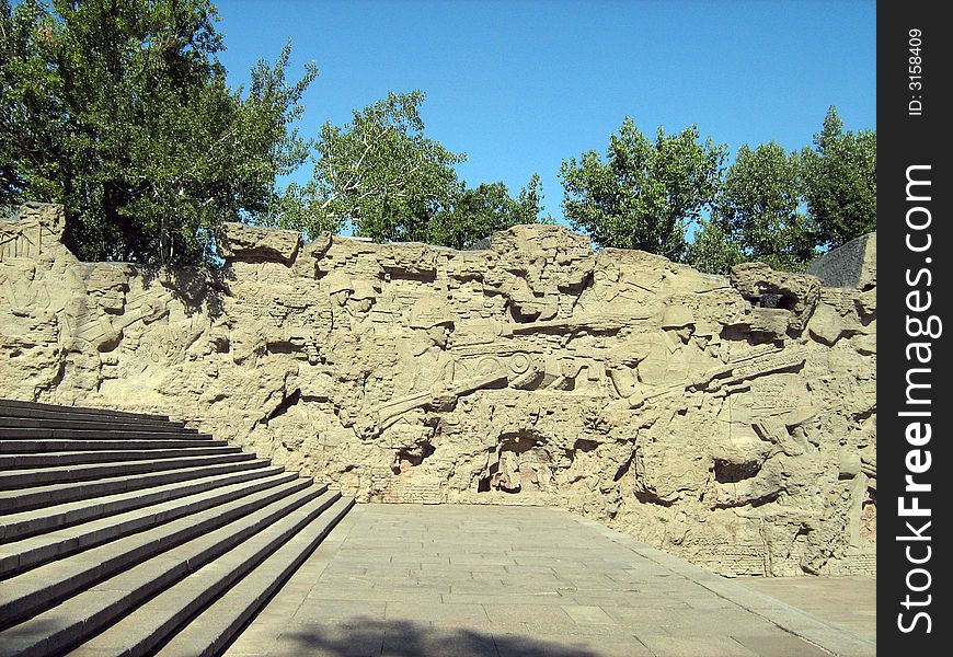 Mamaev burial mound, Volgograd (old Stalingrad), Russia, World War II