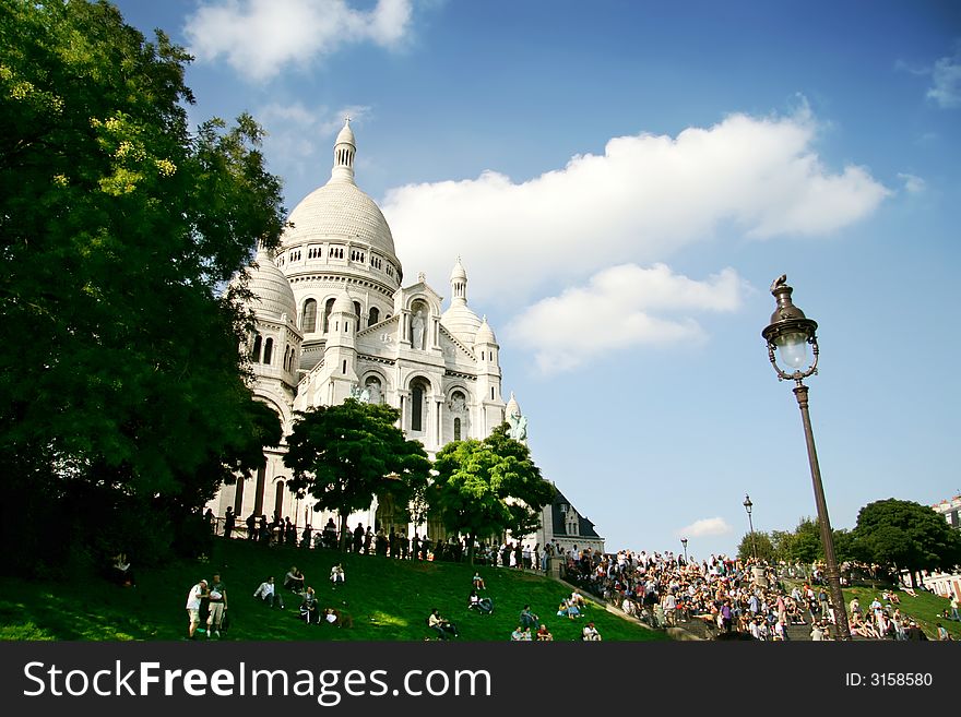 Sacre-Coeur Church In Paris