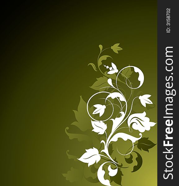 Floral background. Vector illustration for using in different ways. Floral background. Vector illustration for using in different ways