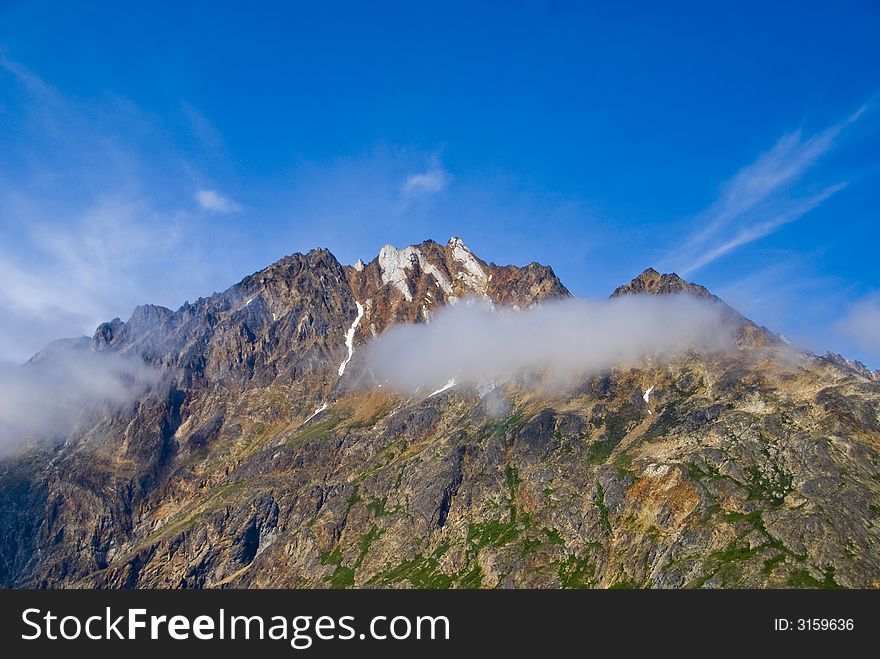 Beautiful mountain range near Skagway Alaska. Beautiful mountain range near Skagway Alaska