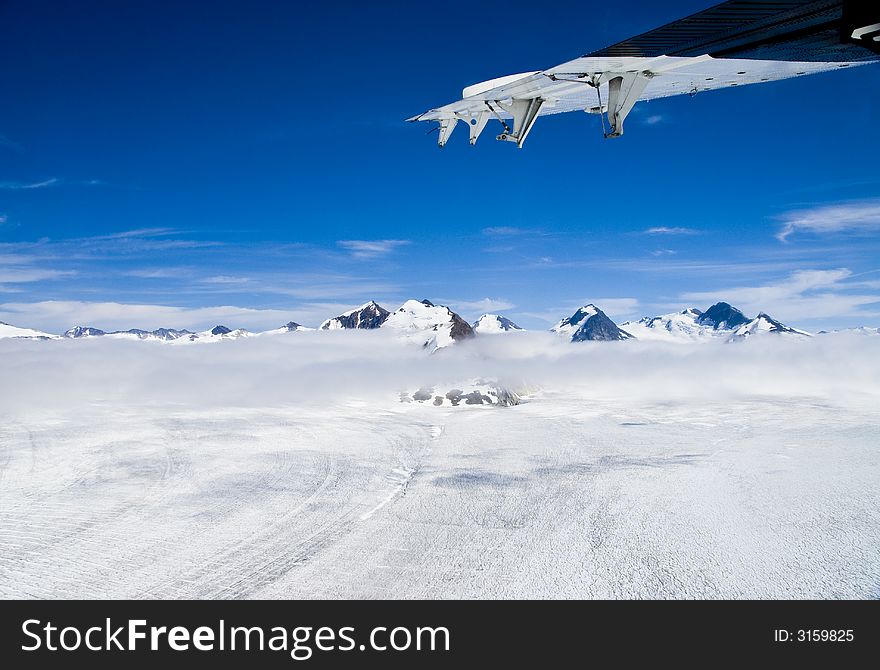 Mountains And Snow In Alaska