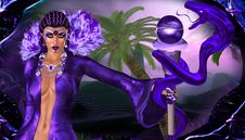 Return Of The Purple Queen Royalty Free Stock Photography Return Of The Purple Queen Royalty Free Stock Photography
