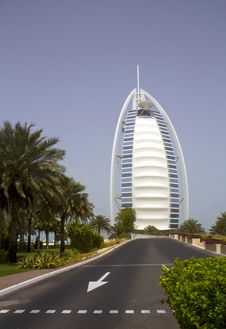 The UAE. Hotel Burj Al Arab . Stock Image The UAE. Hotel Burj Al Arab . Stock Image