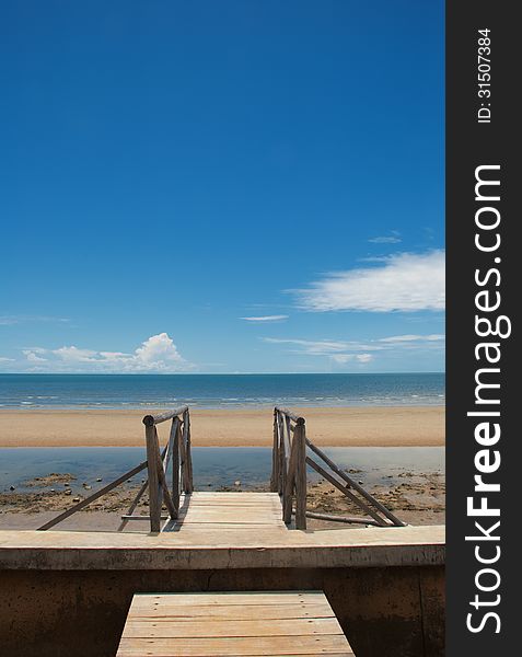 The beach at Hua Hin, Thailand