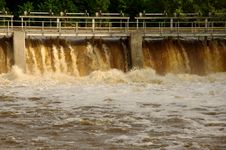 Dam On The River. Stock Photography Dam On The River. Stock Photography