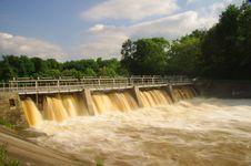 Dam On The River. Stock Photography Dam On The River. Stock Photography