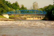 Dam On The River. Royalty Free Stock Image Dam On The River. Royalty Free Stock Image