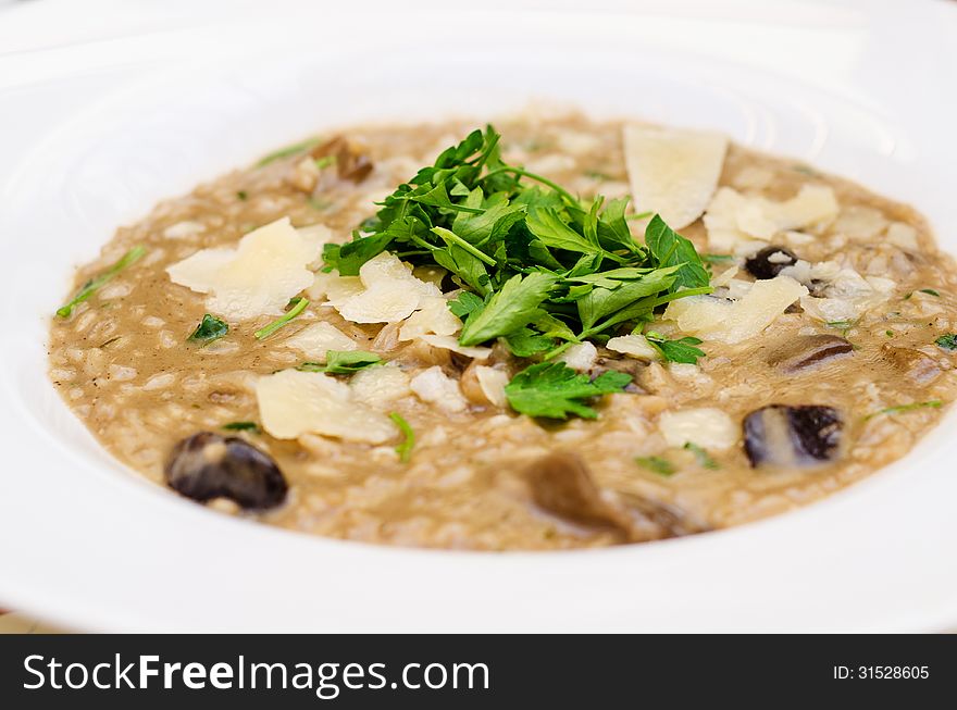 Wild Mushrooms Risotto