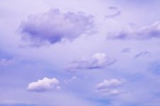 Overhead The Clouds On A Bright Blue Sky Royalty Free Stock Photography Overhead The Clouds On A Bright Blue Sky Royalty Free Stock Photography