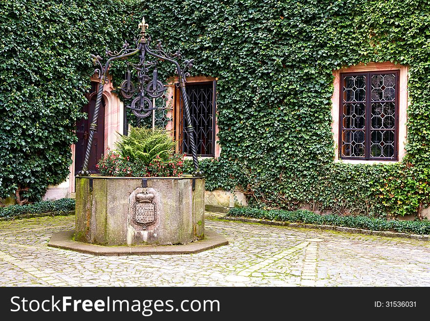 Ancient well of Sychrov chateau