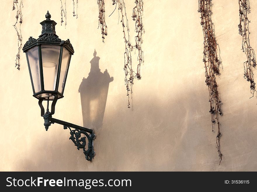 Ancient lamp.
