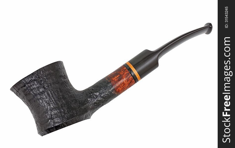 Tobacco pipe isolated on a white background.