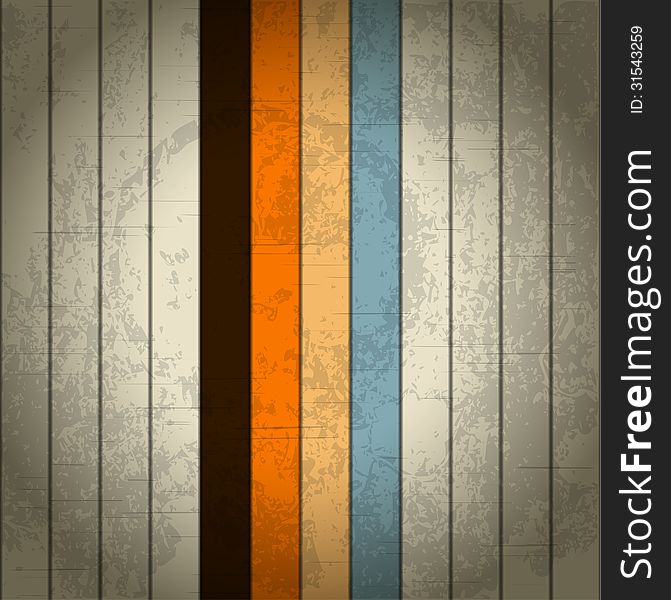 Retro Grunge Striped Vector Background. Retro Grunge Striped Vector Background