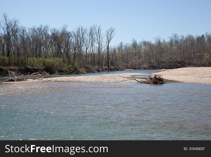 The Black River in Lesterville, Missouri.