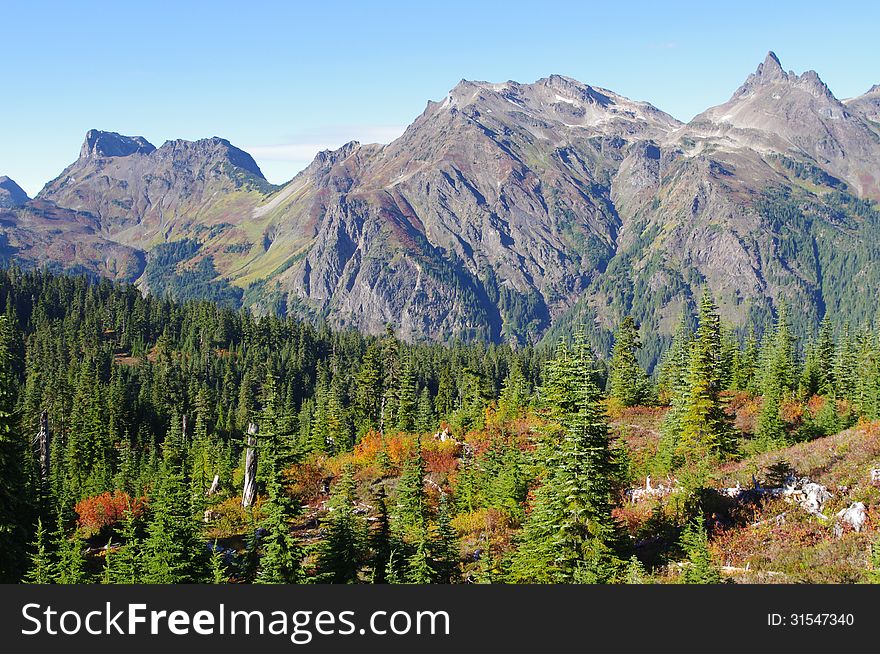 Cheam ranges, a mountain range in BC Cascades. Canada