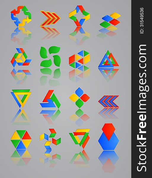 Vector Icons Set for Web Applications; Internet & Website icons; Info graphic elements.