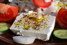 Feta Cheese Salad 1 Royalty Free Stock Image