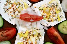Feta Cheese Salad 13 Royalty Free Stock Images Feta Cheese Salad 13 Royalty Free Stock Images