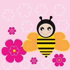 Sweet Bee Royalty Free Stock Photo Sweet Bee Royalty Free Stock Photo