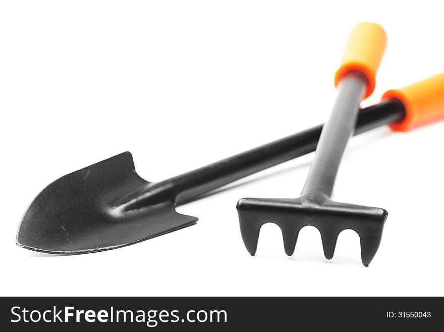 Small Garden Tools: Spade And Rake