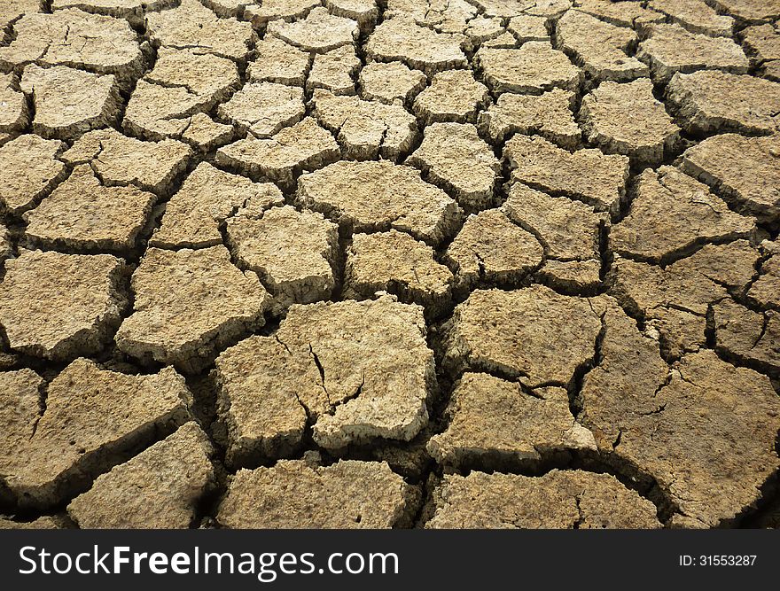 Cracked Ground for Background with Natural Drought Theme juwana indonesia