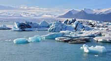 Icelandic Glacier Lagoon Royalty Free Stock Photography Icelandic Glacier Lagoon Royalty Free Stock Photography