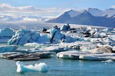 Glacier Lagoon Royalty Free Stock Photos Glacier Lagoon Royalty Free Stock Photos