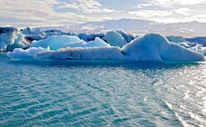 Blue Icelandic Icebergs In Jokulsarlon Royalty Free Stock Photo Blue Icelandic Icebergs In Jokulsarlon Royalty Free Stock Photo
