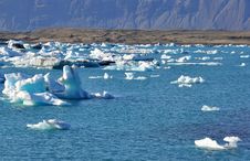 Blue Icelandic Gracier Stock Images Blue Icelandic Gracier Stock Images
