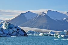 Blue Icelandic Gracier Stock Photography Blue Icelandic Gracier Stock Photography