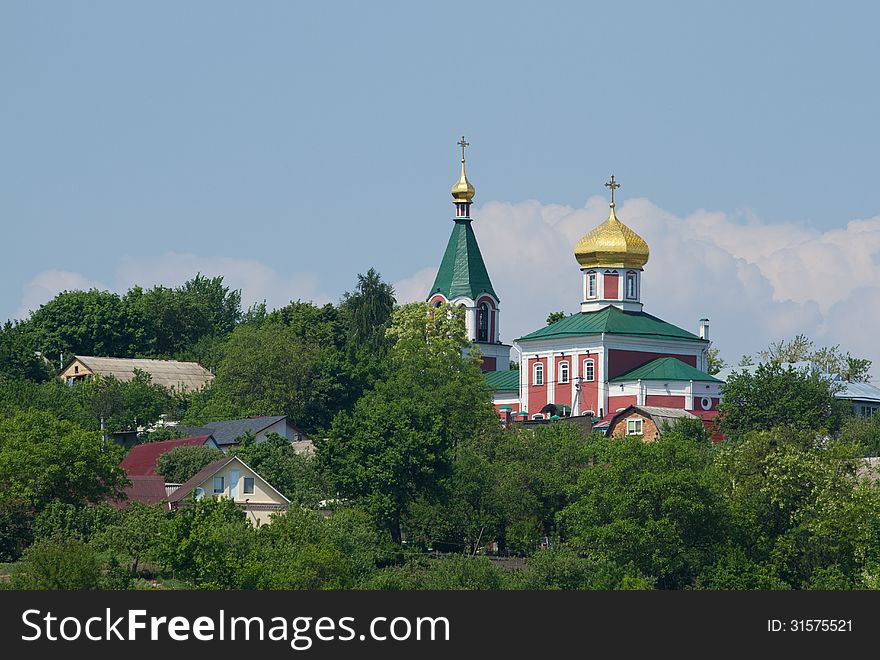 Old orthodox church of Boris and Gleb in Vyshgorod, Ukraine. Old orthodox church of Boris and Gleb in Vyshgorod, Ukraine