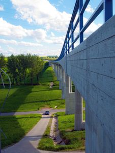 Modern Bridge Royalty Free Stock Photography