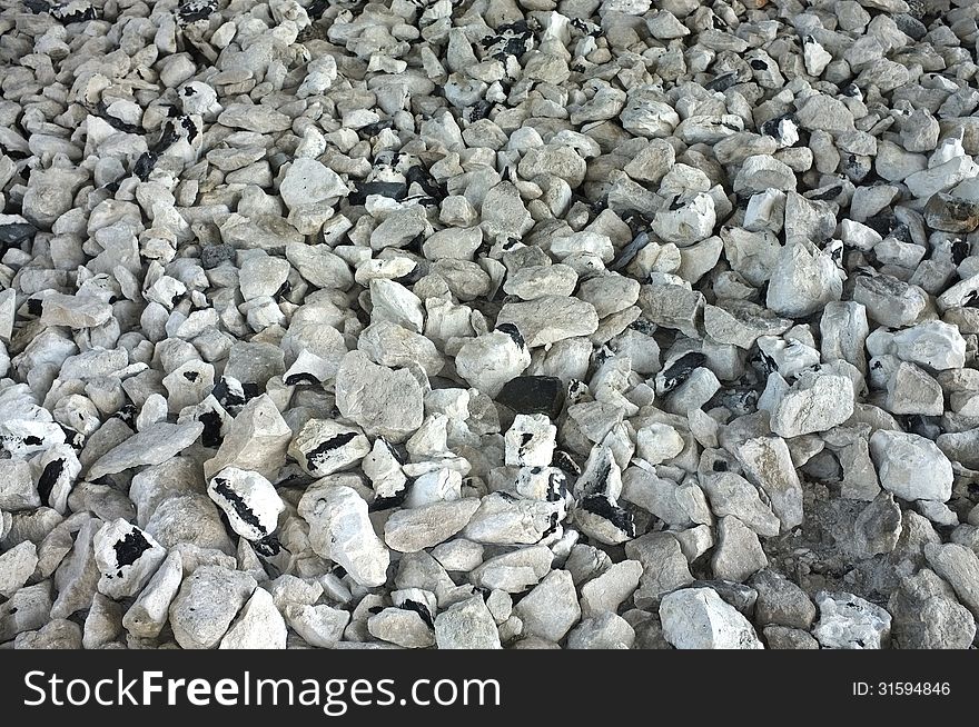 An image of irregular stones