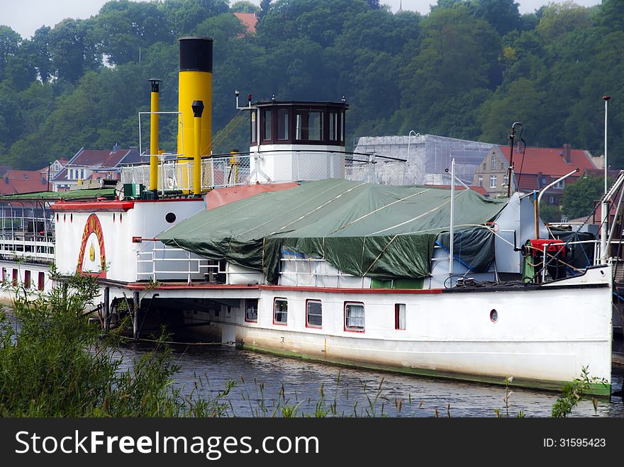 Wheel Steamer On The Elbe