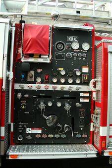 Fire Truck Controls Royalty Free Stock Image Fire Truck Controls Royalty Free Stock Image