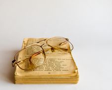 Old Prayer Book And Glasses Stock Photo Old Prayer Book And Glasses Stock Photo