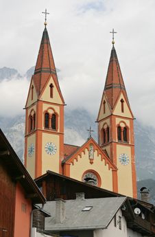 Church In Mountains Stock Image Church In Mountains Stock Image