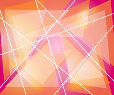Pink Orange Triangles Lines Royalty Free Stock Photos